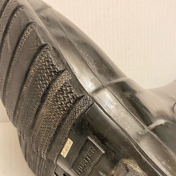 Hunter Original Tall Rain Boot in Dark Blue Size 9 - Picture 7 of 9